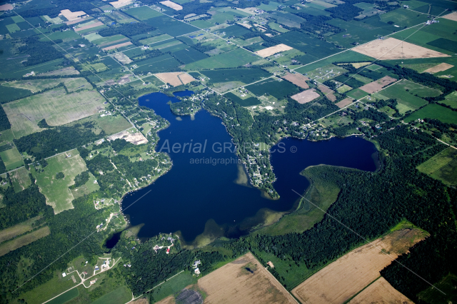 Miner Lake in Allegan County, Michigan